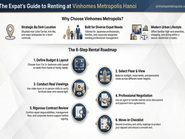 Vinhomes Metropolis Apartment for Rent: Complete Expat Guide in Hanoi